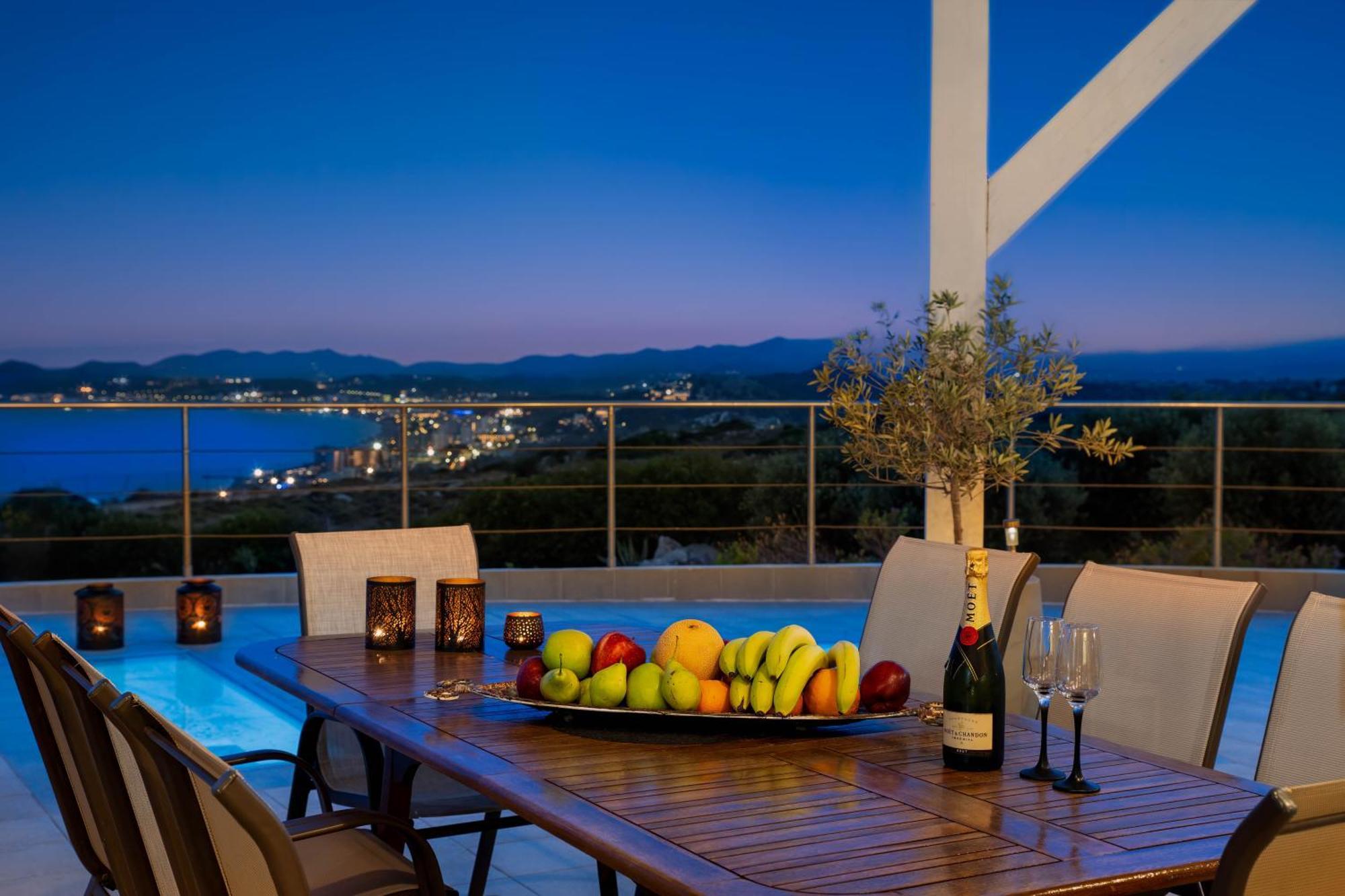 Villa Zafira - Seaview Manor With Heated Pool Kallithéa Eksteriør billede